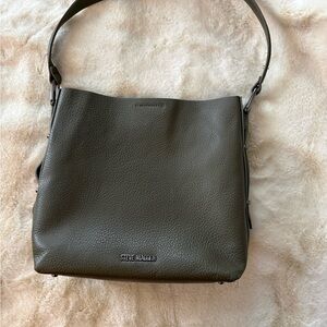 Steve Madden Dark Green Leather Tote